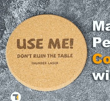 cover image of th tinker Cork Coaster