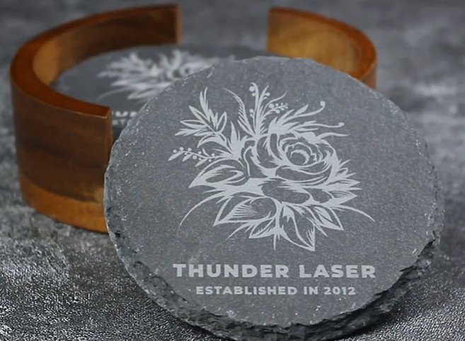 cover image of th tinker Slate Coaster