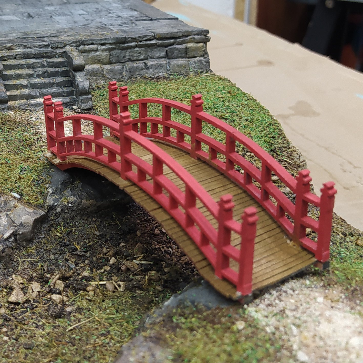 cover image of th tinker Japanese bridge miniature