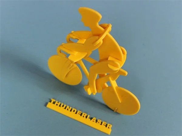 cover image of th tinker Acrylic cutting – bicycle model
